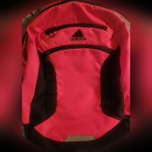 Adidas Pink and Black Sporty Backpack